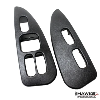 Hawks Motorsports New Replacement of 1993-1999 Firebird / Trans-Am door switch trim pair, part number HT10414006/10414005 (