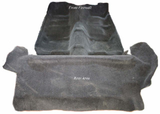 93-2002 Camaro Coupe Carpet Set Complete Only With Console Split, Lightweight