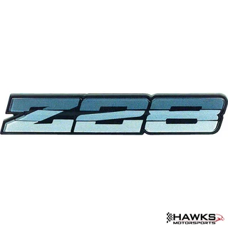 85-87 Camaro Z28 Tri-Color Blue Rocker Panel Emblem, One Only (20544119