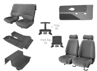 87-92 Trans Am/ Firebird Tan Encore Cloth Interior Kit - Hawks