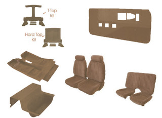 85-90 Firebird Tan Encore Cloth Interior Kit