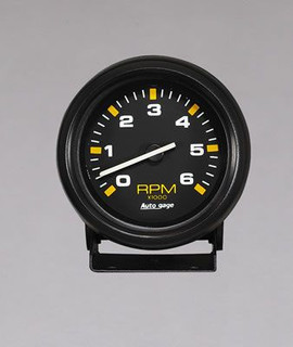 Auto Meter Mini Tach with 2 5/8" Face 6000 RPM with black case