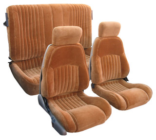 98-2002 Firebird Base/ Trans Am Seat Upholstery Kit in Hampton Vinyl Leatherette -FOR STYLE WITH REAR PLASTIC BACKS