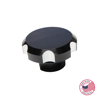 LS Oil Cap w/ O-Ring, Billet Aluminum, Black, Hawks Motorsports