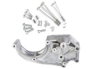 Holley A/C Compressor Bracket for LS Series Engines, Passenger Side Location, Fits Sanden SD508 or SD7 Compressors