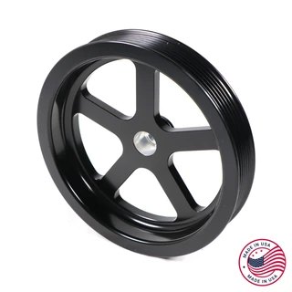 1998-2002 Camaro/Firebird Power Steering Pulley, LS1, Billet Aluminum, Black, Hawks Motorsports