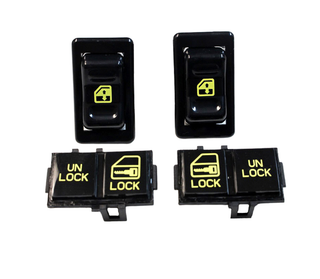 1990-1992 Camaro Power Switch Package, Reproduction, Kit, Yellow Font