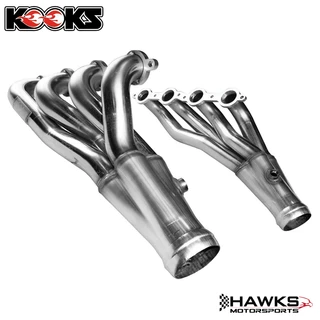 Complete Kooks 22311400 1-7/8-inch stainless steel mid-length headers for a 1982-1992 Camaro or Firebird LSX conversion
