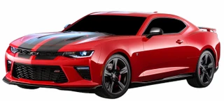 2016-2018 Chevrolet Camaro SS V8 Coupe or Convertible GM-Licensed Rally Stripe Kit, Phoenix Graphix 16CAMRSV8