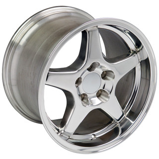 93-2002 Camaro SS / ZR1 Wheel Set of 4 (96-99 SS style), 17x9.5, Polished, OE Replica 