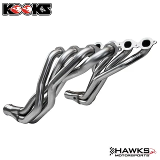 Complete Kooks 1-7/8-inch x 3-inch stainless steel long tube headers for a 2016-2019 Cadillac CTS-V LT4