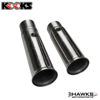 Complete Kooks competition-only stainless steel connection pipes for 2016-2019 Cadillac CTS-V LT4