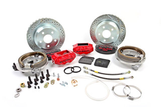 82-92 Camaro/Firebird Brake Kit, Rear SS4 Brake System w/ 12" Rotors, (For Stock 9 Bolt With Disc), BAER 