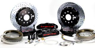 82-92 Camaro/Firebird Rear Pro+ Brake System w/ 14" Rotors, w/ Park Brake, (For Stock 9 Bolt With Disc), BAER  	