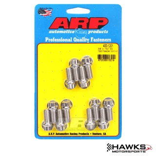 400-1201 SBC ARP Stainless Steel 12-Point Header Bolts, 3/8"-16, Set of 12, ARP (400-1201) Hawks Motorsports