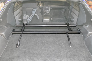 84-92 Camaro/Firebird "Sinister" Seat Belt Harness Bar, Steel and Powdercoated