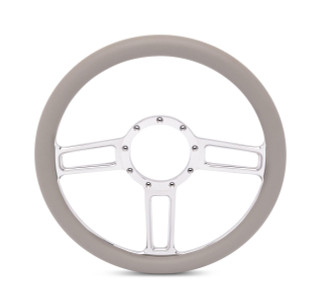 Launch Billet Steering Wheel Clear Anidozed Spokes