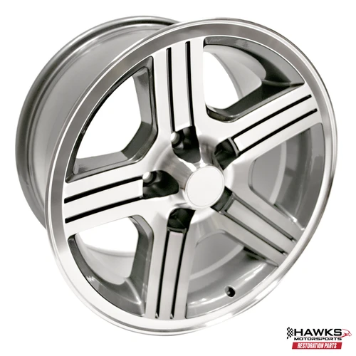 1982-1992 Camaro Firebird 17x9 Gray 1988-1990 IROC-Z Wheel Set, Set of 4, Wheels Only, Hawks Restoration Parts HT179IROCZ 