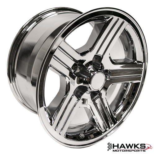 1982-1992 Camaro Firebird 17x9 Chrome 1988-1990 IROC-Z Wheel Set, Set of 4, Wheels Only, Hawks Restoration Parts HT179IROCZ-C
