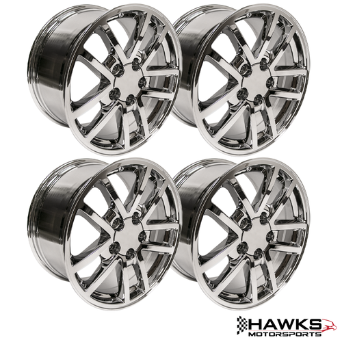 1993-2002 Camaro SS 17x9 Chrome 10-Spoke Wheel Set, Set of 4, Wheels Only, Hawks Restoration Parts HT179SS35-C