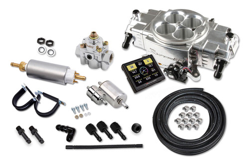 SBC Stealth 4150 4 Barrel Fuel Injection Conversion Kit, Sniper EFI