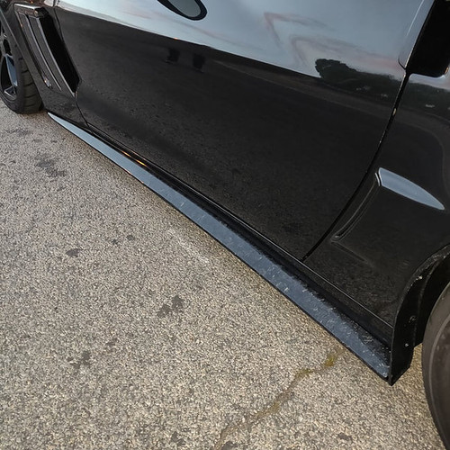 C6 CORVETTE ZR1 Premium Small Forged Carbon Side Skirts
