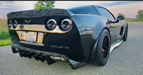 C6 CORVETTE ZR1 Small Forged Carbon Rear Spoiler