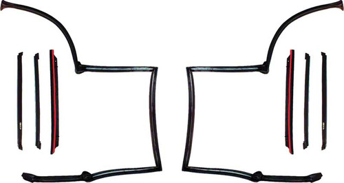 82-92 Camaro/Firebird New Reproduction GM Restoration, T-Top Weatherstrip Kit (8 piece), for Fisher Body T-Tops