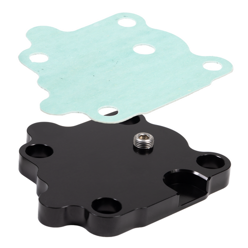 Gen V LT Vacuum Pump Delete Plate w/ 1/8 NPT Port, Billet Aluminum