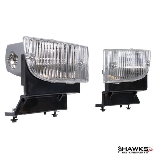  1991-1992 Pontiac Firebird Formula / GTA Front Parking Lamp / Turn Signal Assemblies, Pair, New Reproduction