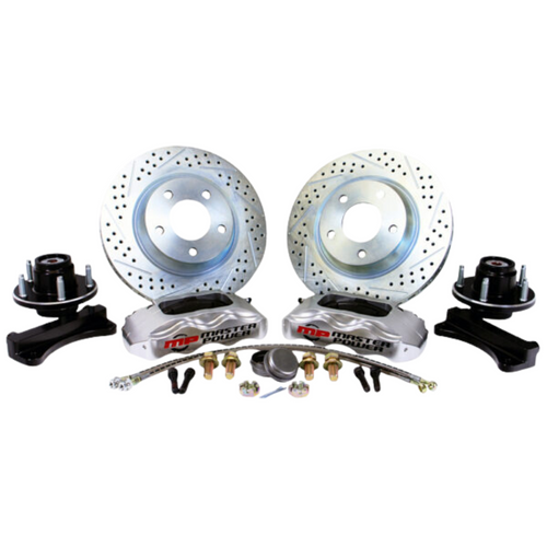 1964-1970 Chevrolet C-10 Front Disc Brake Conversion Kit, Includes Booster/Master Combo, Pro Driver Series, Master Power Brakes