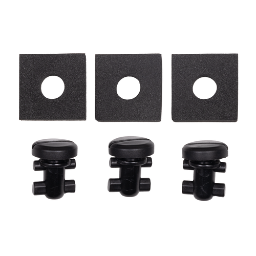 1993-2002 Camaro/Firebird Spare Tire Cover Screws, New Reproduction, Hawks Restoration Parts, Pack of 3, Ebony