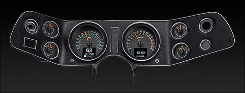 Hawks Motorsports offers our clients this 1970-1978 Camaro Dakota Digital RTX Instrument System - RTX-70C-CAM-X for upgrading the instrument cluster in second generation Camaro models with a modern electronic gauge system that keeps a close original-style appearance.