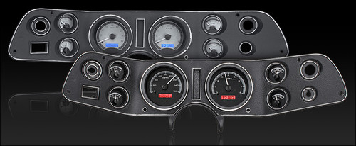 1970 Camaro Dakota Digital gauges, 1971 Camaro VHX instruments, 1972 Camaro digital gauges, 1973 Camaro gauge cluster, 1974 Camaro instruments,