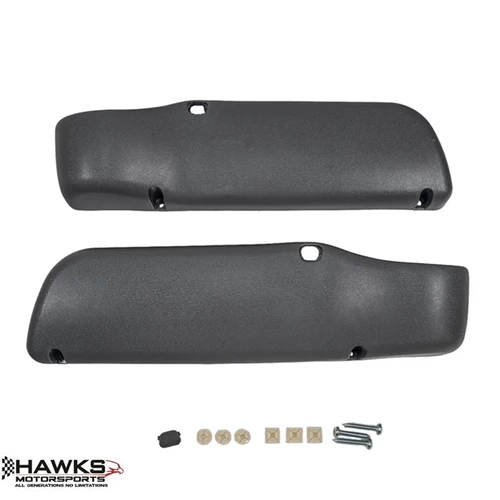 1990-1992 Firebird Cupholder / Map Pockets, Pair, Black, New Reproduction, Hawks Restoration Parts