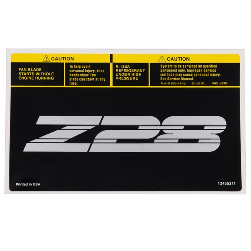 1998-2002 Chevrolet Camaro Z28 Z28 Air Lid Decal, Hawks Motorsports
