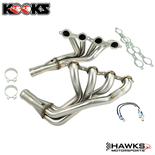 Kooks 21612401 1-7/8-inch stainless long tube headers for 2006-2013 Chevrolet Corvette C6 Z06 and ZR1