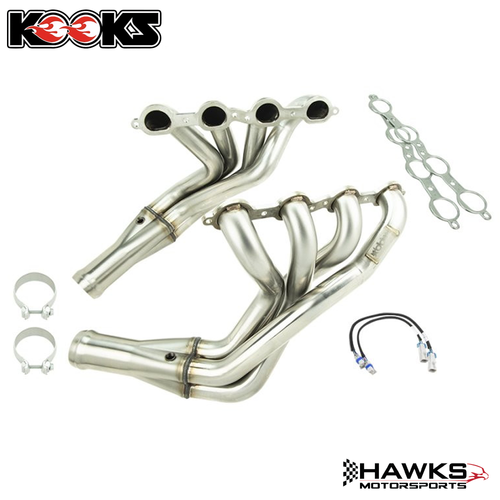 Kooks 2-inch long tube headers for 2006-2013 Chevrolet Corvette C6 Z06 and ZR1, part 2161H631
