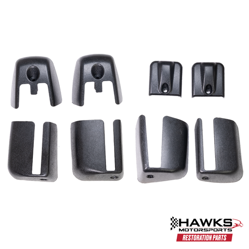 1982-1992 Camaro Manual Seat Track Cover Set, Driver and Passenger Side, New Reproduction, Hawks Restoration Parts