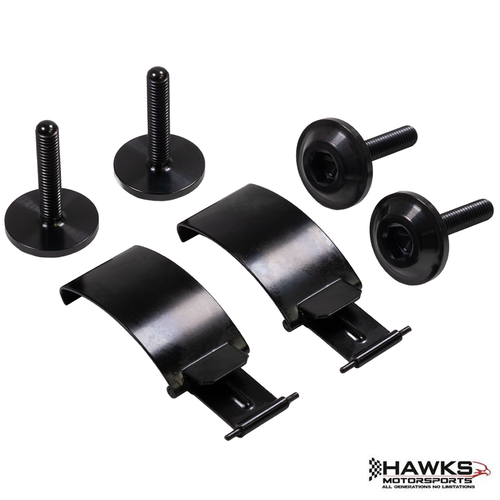 1998–2002 Camaro & Firebird Air Box Hardware & Air Lid Clip Kit, Black Finish, Hawks Motorsports