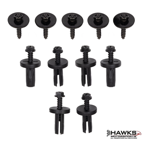 1982-1992 Camaro Front Bumper Filler Panel Hardware Kit, 11 pcs, New Reproduction, Hawks Restoration Parts