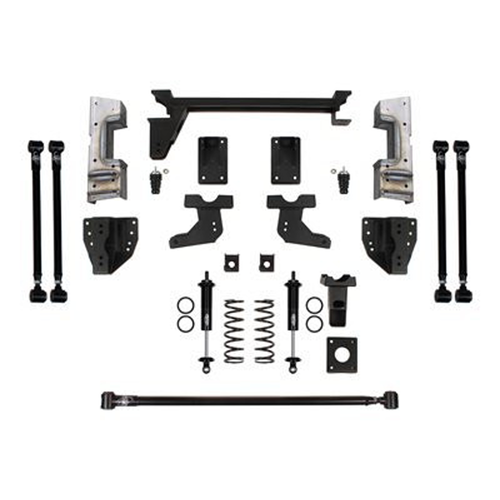 73-87 C10 Detroit Speed QuadraLink Rear Suspension Kit - Single Adjustable Shocks - Bolt-In Axle Brackets 041750-SDS