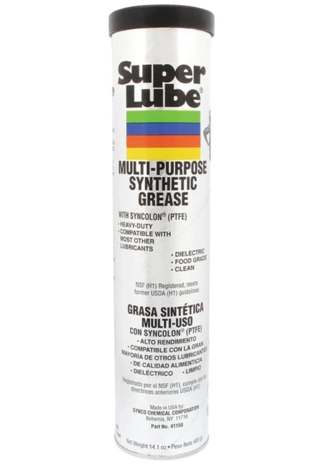 UMI Performance Super Lube Synthetic 14.1oz Multipurpose Grease Tube PTFE White