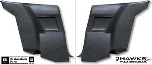 Sold as a PAIR  1970 - 1972 Camaro Firebird Trans Am Deluxe rear armrest panels.