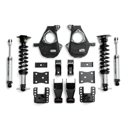 QA1 4-6” Lowering Kit – Single Adjustable w/ Spindles | 07-16 Silverado/Sierra 1500 4WD