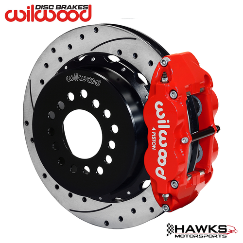 1982-92 Camaro/Firebird Forged Narrow Superlite 4R Big Brake Rear Parking Brake Kit 2.81 Front Mount, Wilwood (140-10909-DR) Hawks Motorsports