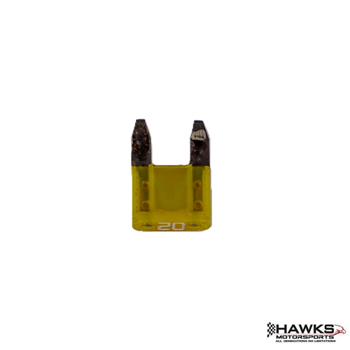 GM 20A Micro2 Blade Fuse (Yellow) – Littelfuse High Amp Circuit Protection Fuse USED