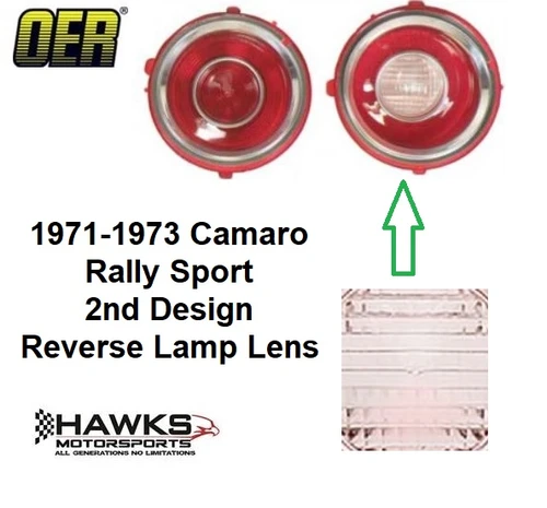 Late 1971 second-design pillow optics
Factory-style appearance and fitment
Correct Rally Sport rear lighting appearance