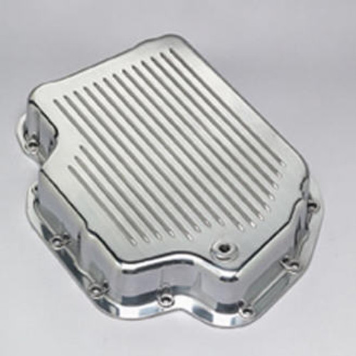 Camaro/Firebird GM Turbo 400 RPC Polished Aluminum Transmission Pan, Finned