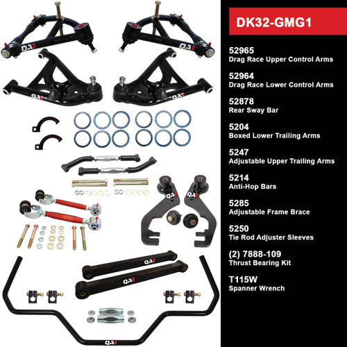 1978-1988 GM G-Body QA1 Level 2 Full Vehicle Drag Kit | Without Shocks | DK32-GMG1
